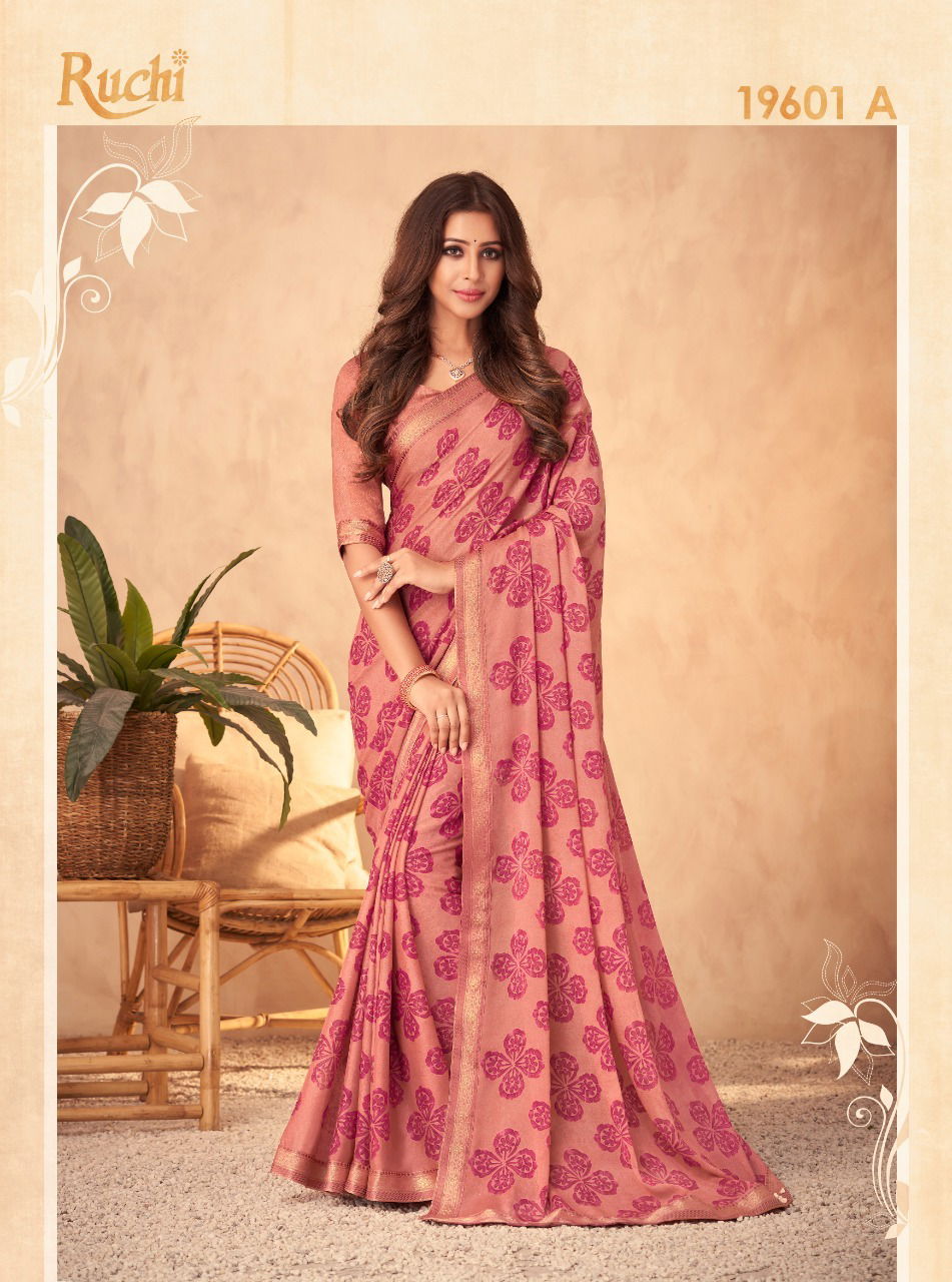 Chandni 3rd Edition Ruchi Wholesale Daily Wear Sarees Catalog